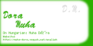 dora muha business card